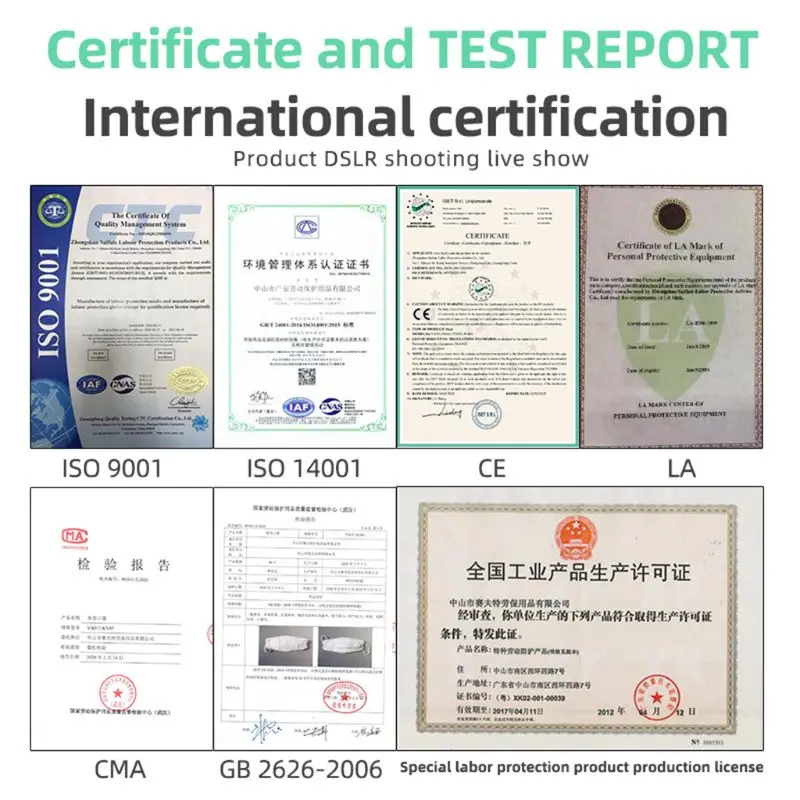 

50 pcs Dustproof Anti-fog And Breathable Face Masks A69C