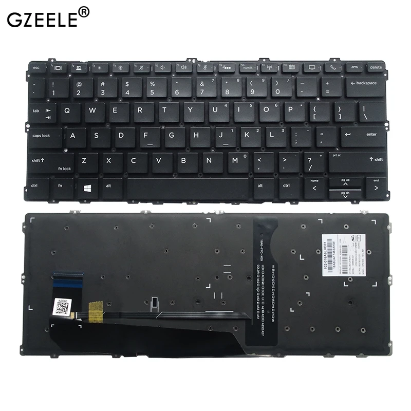 Новая клавиатура с подсветкой для HP EliteBook X360 1030 G2 US 904507 001|Клавиатуры замены| |