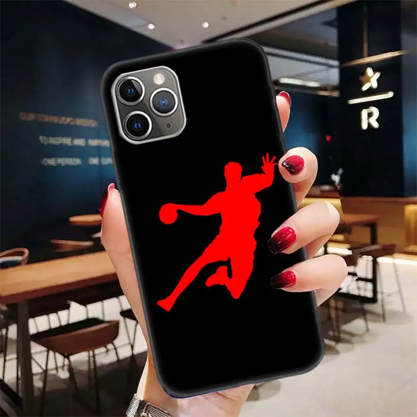 Handball Black Case for Apple iPhone 11 Pro XR 7 8 6 6S Plus X XS 4