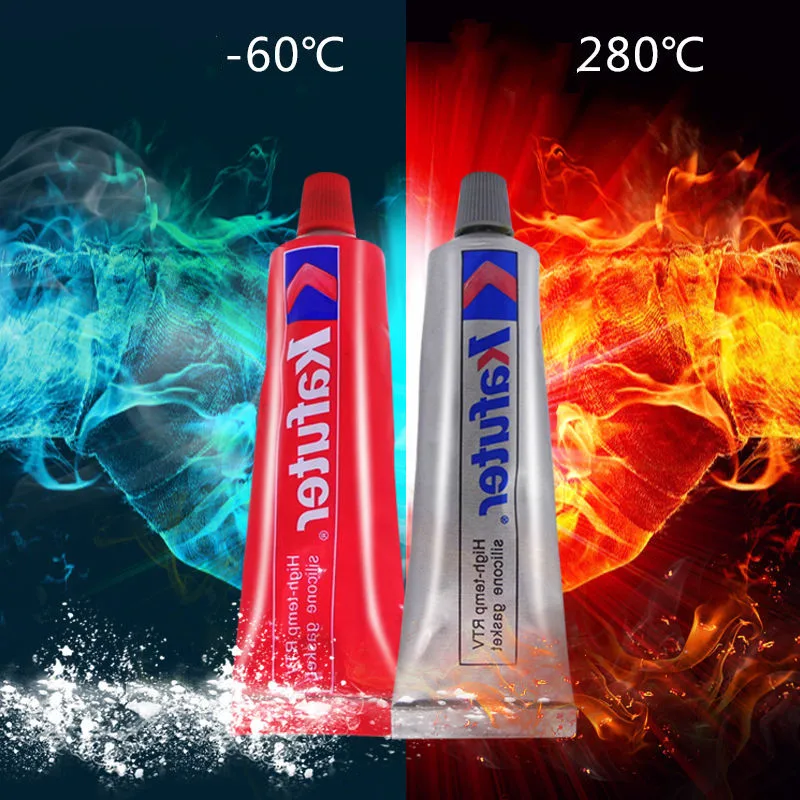Description Picture 2 of item85g Silicone Sealant Adhesives & Sealers Temperature Resistance Low Waterproof Oil-proof Car Engine Service Tool Hardware E11977