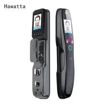 

Hawatta Electronic Biometric Fingerprint Lock Digital Touch/Password/Key /IC Card/Face Recognition 5 Ways Unlock Smart Door Lock