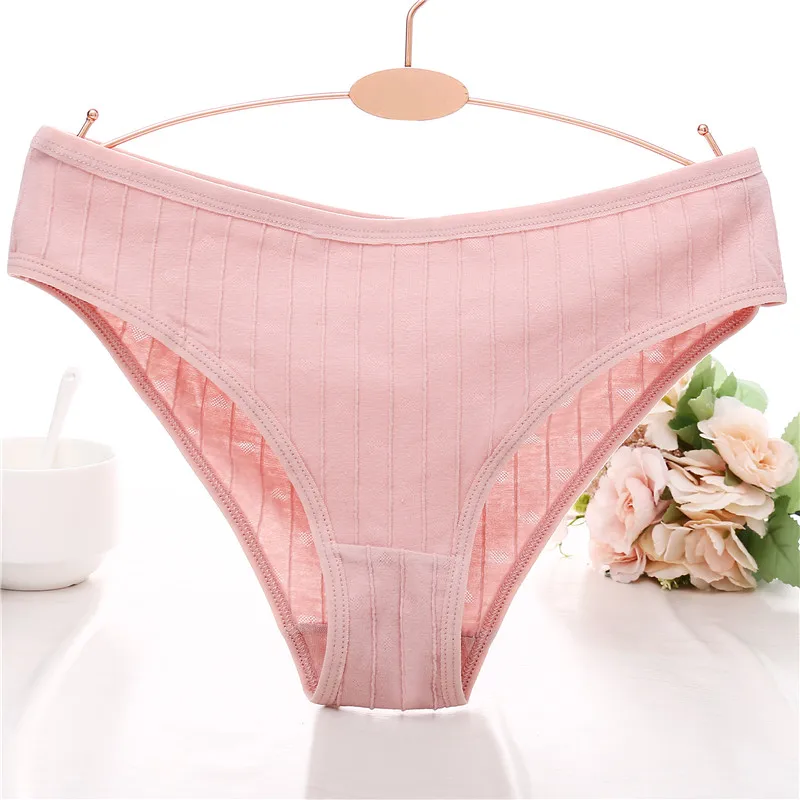 M-XL Women's Panties Cotton Solid Color Girl Briefs Sexy Lingerie Female Underwear Ladies Underpants Women Intimate New 8 Colors