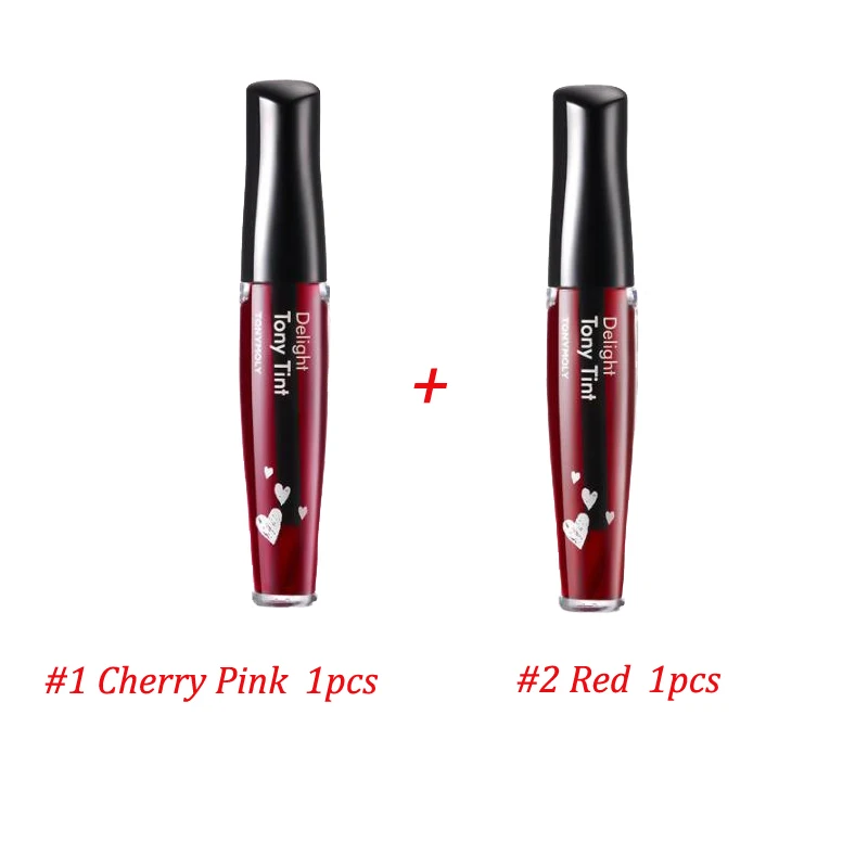 Delight Tony Tint Lip Idol 2pcs Long Lasting Matte Gloss Korea Cosmetics TONYMOLY