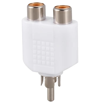 

RCA Y Splitter AV o Video Plug Converter Male to Female M/F Cable Adapter