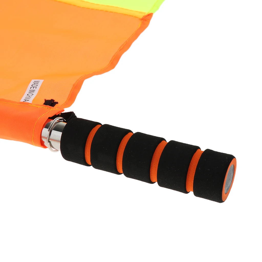 Soccer Referee Flags with Case Sports Football Linesman Flag Set