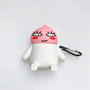 

Soft Cartoon Cute little doll Earphone Case For Air Pods 1 Charging Box Cover For Airpods With Hooks Cases For AirPods 2