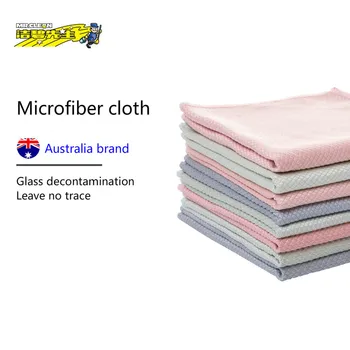 

Mr Clean 30x30cm Microfiber Cloth Rag Wipe Glass Mirror Absorb Water Without Trace Housework Kitchen Towels Cleaning Cloth