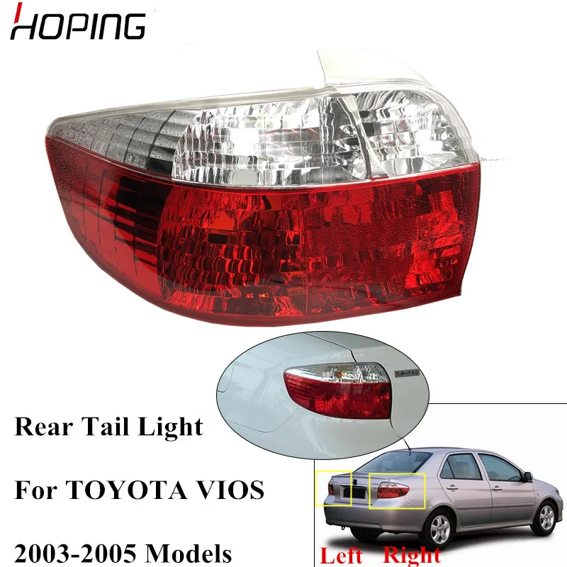 Надежная авто задний фонарь для TOYOTA VIOS 2003 2004 2005 Замена Хвостовая лампа стоп-сигнала