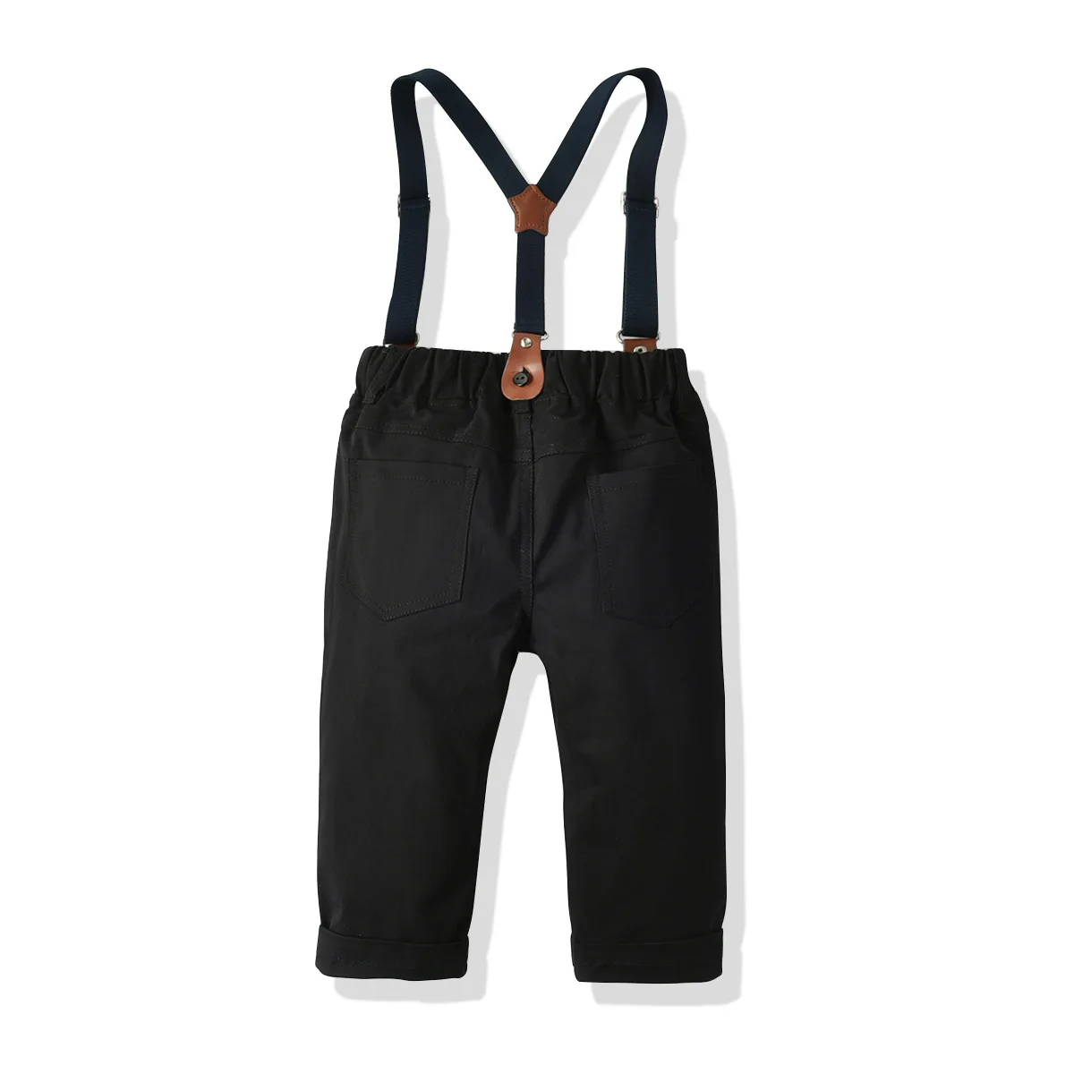 Autumn Children Foam Shoulder Strap Trousers Small CHILDREN'S Casual Pants Suspender Pants Set Gentleman Trousers