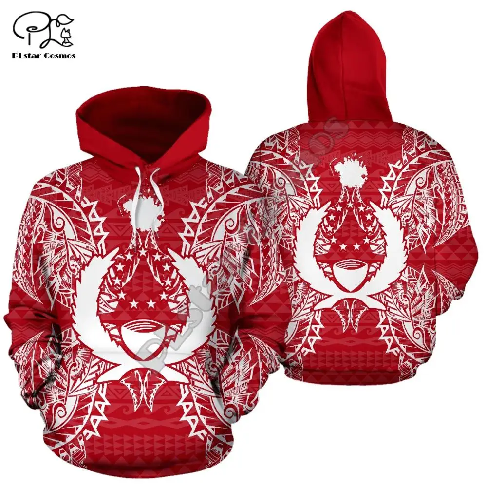 

NewFashion Island Country Flag Pohnpei Polynesian Culture Retro Tattoo Tracksuit Men/Women Pullover Harajuku 3DPrint Hoodies A-5