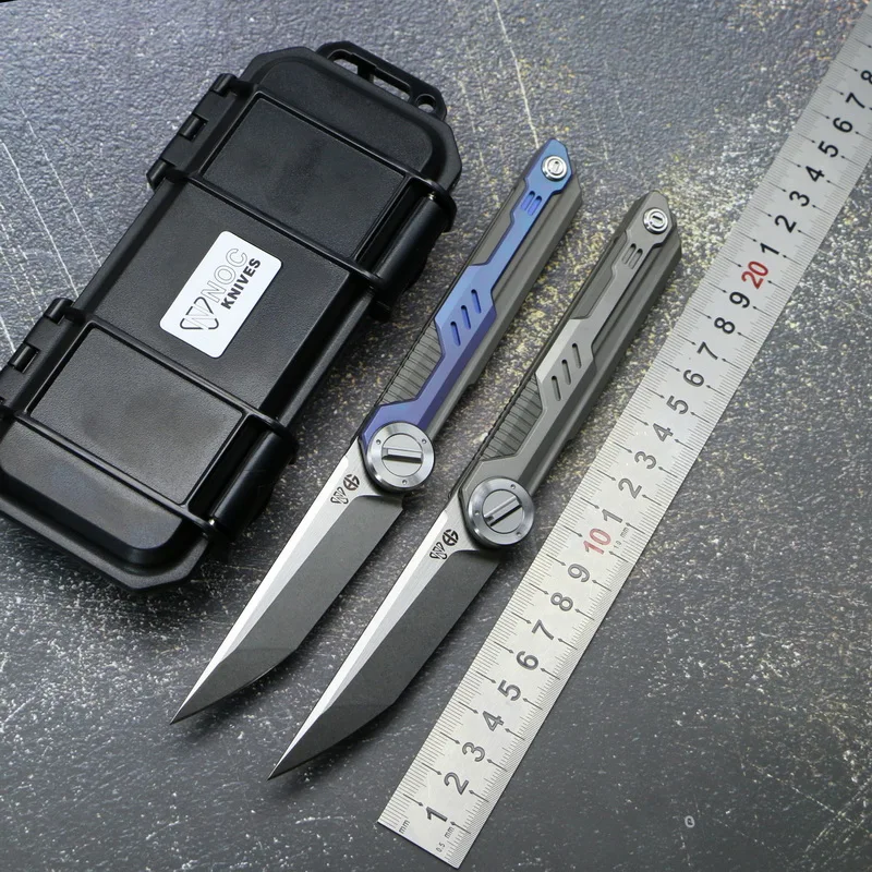 

NOC Destiny folding knife titanium handle M390 blade KVT ball bearing camping hunting outdoor tactics survival knives EDC tools