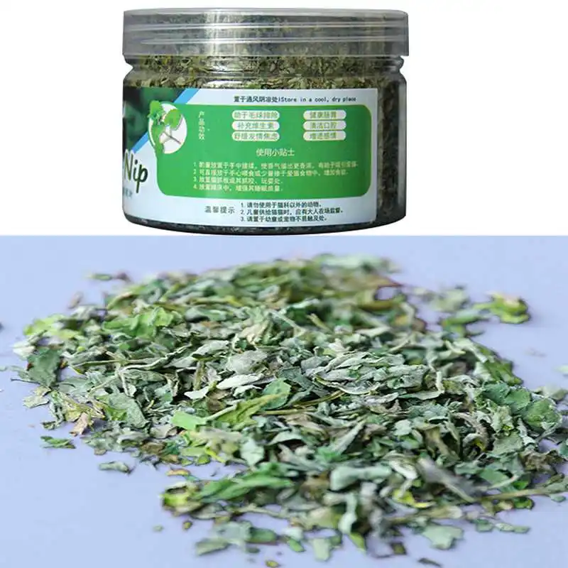 10g/20g/30g Cat Toy Catnip Organic Natural Premium Catnip Cattle Grass Menthol Flavor Dry Cat Treats Funny Pet Kitten Toys