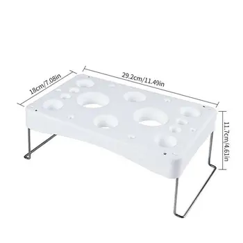 

Plastic Decorating Bag Durable Rectangle Cake Fondant Cream Tools Cake Baking Holder Stand U5M4