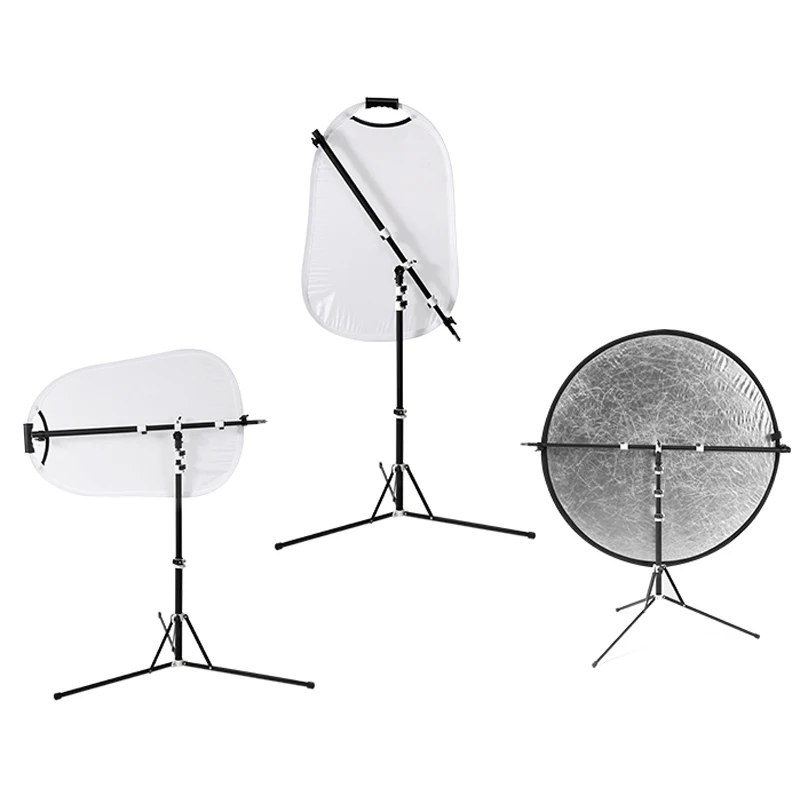 Suporte com Telescópico Bolsa de Areia Velocidadelite Mini Flash Suporte Estroboscópio Cabeça Giratória Refletor Disco Braço Lança Superior Luz - Image 5