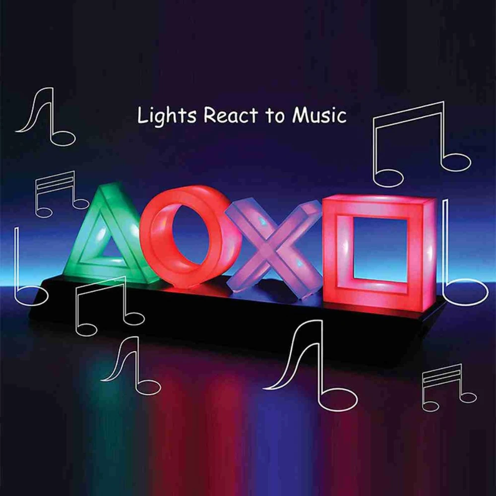 Voice Control Game Icon Light Acrylic Atmosphere Neon Dimmable Bar Atmosphere Lampara Club KTV Decorative Light Dropshipping 12