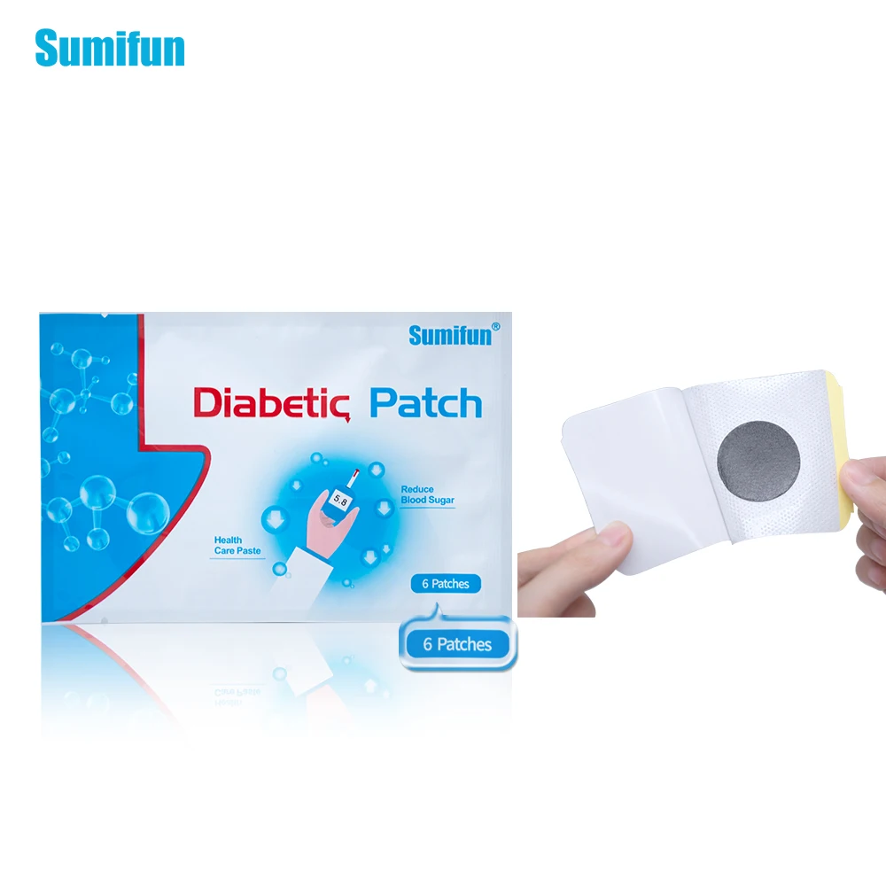 6Pcs/bag Diabetic Patch Diabetes Herbal Diabetes Cure Lower Blood Glucose Treatment Sugar Balance Plaster K03201 6Pcs/bag Diabetic Patch Diabetes Herbal Diabetes Cure Lower Blood Glucose Treatment Sugar Balance Plaster K03201