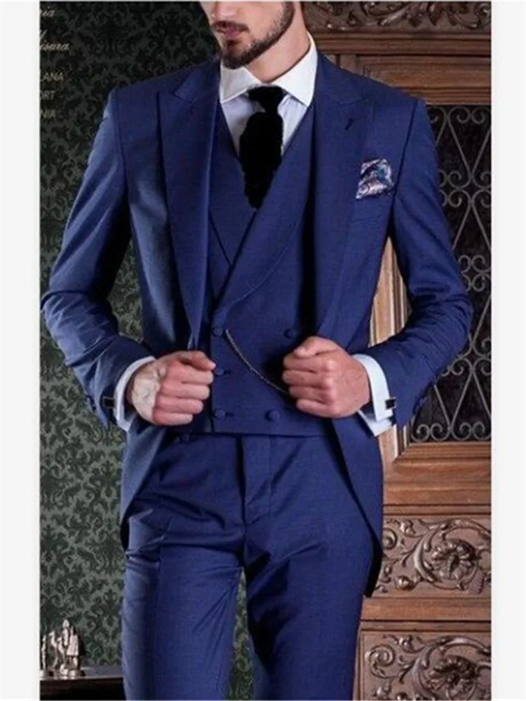 Мужской костюм смокинг Noivo Terno Slim Fit Easculino вечерние костюмы для мужчин фрак смокинг жениха с острым отворотом лучшие свадебные Pr