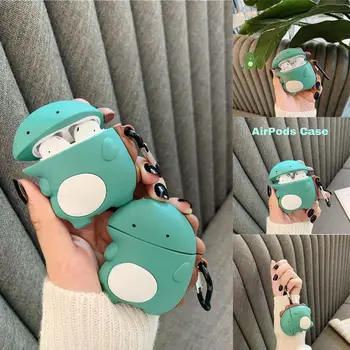 

1pc Cute Cartoon Earphone Covers Bluetooth Earphone Hook Case With Protective For Apple Airpods Cover Accessories Silicone C9F0