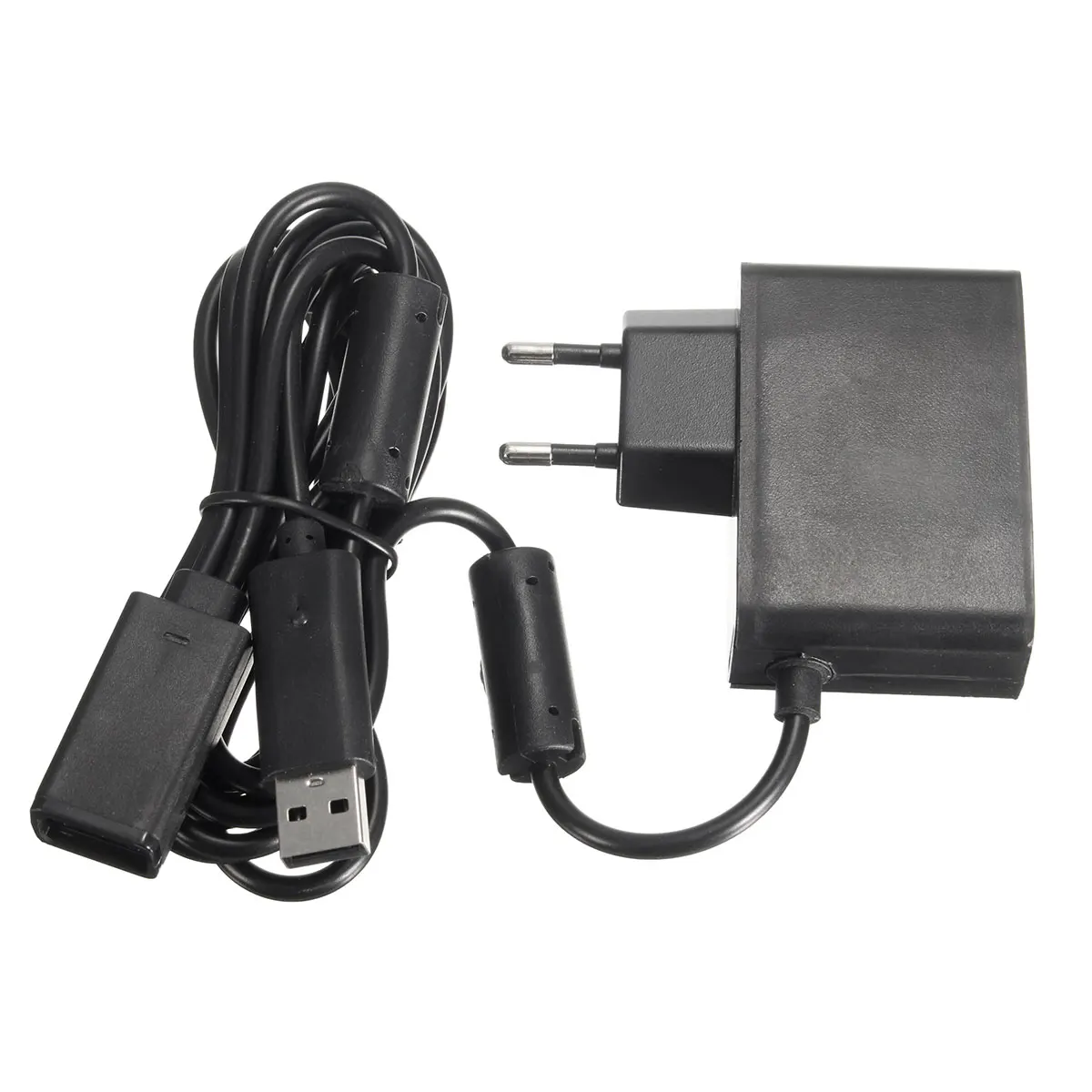 Черный AC 100 V-240 V Питание ЕС переходник зарядка через usb Зарядное устройство для microsoft для Xbox 360 игровой Кинект-Сенсор