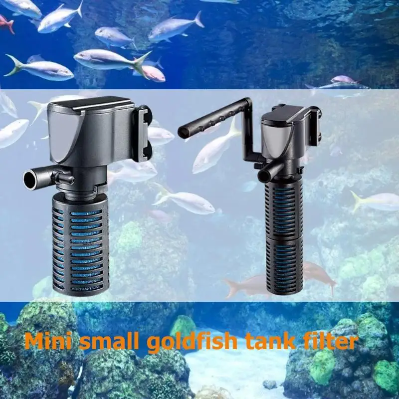 Mini Air Compressor Oxygen Pump Aquarium Fish Tank Working Noiselessly Increase Oxygen Water Filter Submersible Pump
