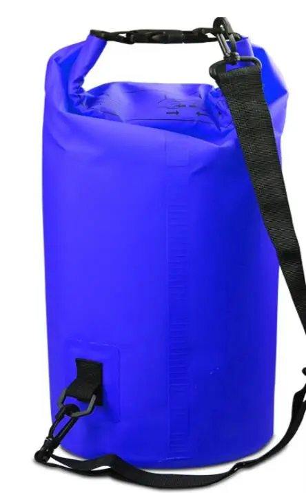 dark blue ПВХ Водонепроницаемый сухой мешок 3L 5L 10L 15L 20L 30L Открытый Дайвинг Складная пляжная сумка для плавания рафтинг речной плавающий рюкзак - Цвет: dark blue