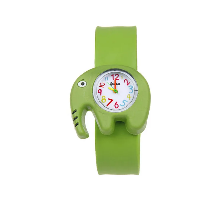 1 Pcs Children Kids Wrist Quartz Watch Silicone Strap Cute Cartoon Style Fashion Birthday Gift JS25