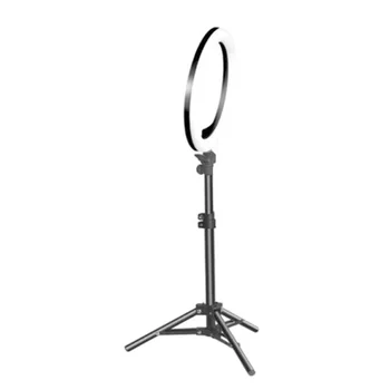 

10 Inch Video Dimmable Studio Selfie Makeup Adjustable Brightness Phone Holder LED Ring Light Remote Control With Tripod Stand