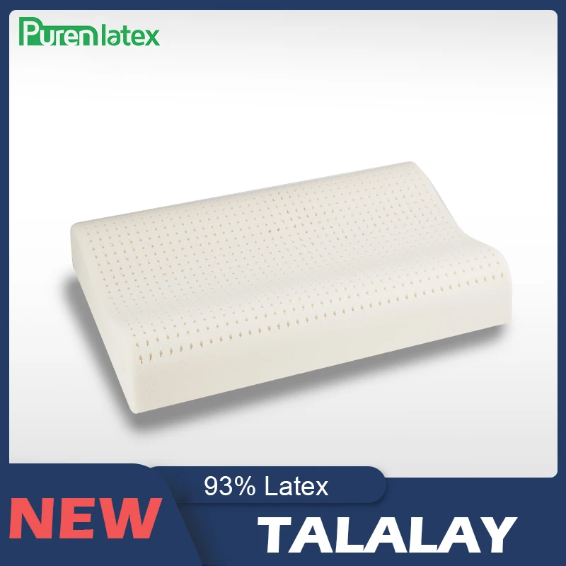 PurenLatex 60x40x12x10 TALALAY Process 93.8 Natural Latex Pillow