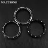 Motorcycle CNC Speedometer Trim Bezel Cover Cut Billet Black/Chrome For Harley Dyna Street Bob Low Rider Sportster 883 1200 XL ► Photo 1/6