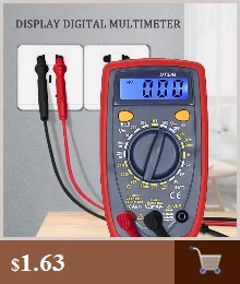 1 шт. ЖК-цифровой мультиметр Вольтметр Амперметр Омметр dc10 V~ 1000V 10A AC 750V Текущий тест er тест ЖК-дисплей A9205B