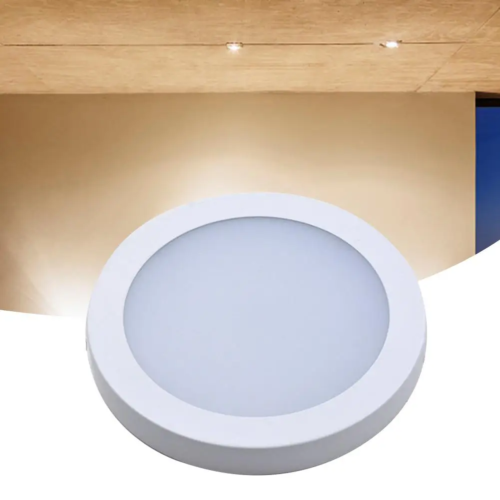 12W LED Mount Ceiling Light Ultra-thin Round Surface Ceiling Lamp Downlight for Bathroom Wine Cabinet