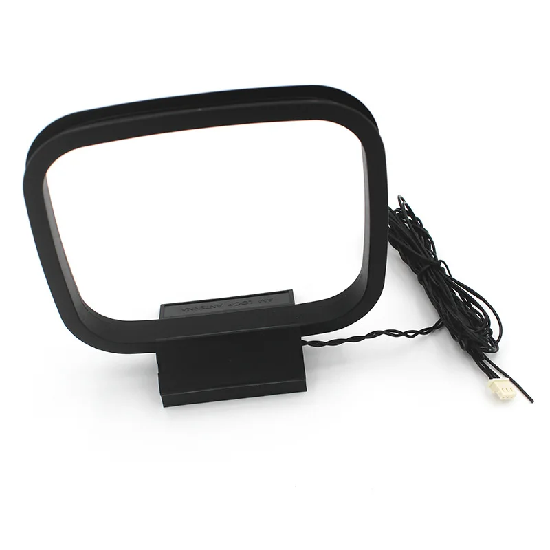 

1PC AM Radio Loop Antenna Frame 2000mm Cable Wire Port Plug Connector Foldable Antenna Base Signal Receiving Line Aerial