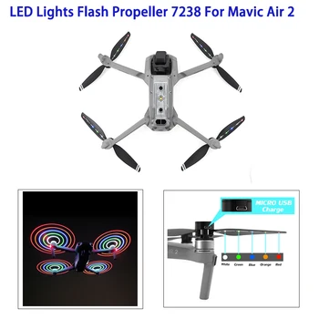 

Props flash Propellers For DJI Mavic Air 2 Blade 7238 Foldable Quick Release Props Blade Propeller for mavic air 2 Accessories