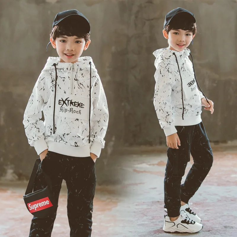 

Childrenswear BOY'S Autumn Clothing Set 2019 New Style Children Spring And Autumn Western Style Korean-style Handsome Boy Clothe