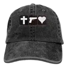 Мужская регулируемая бейсболка Pro God Pro Gun Pro Life