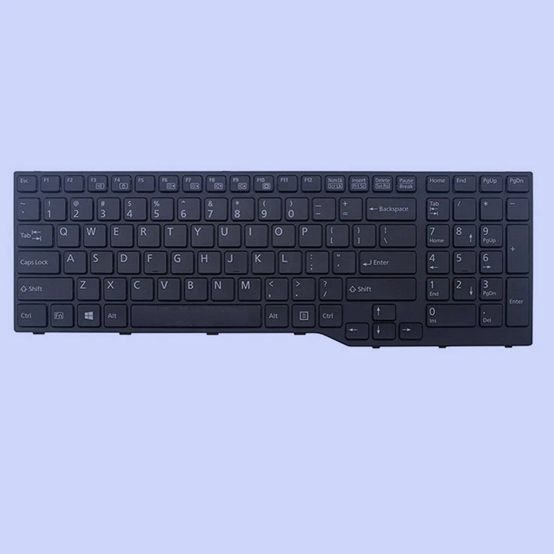 Коричневый Новая клавиатура США для FUJITSU CP670822-04 FJM14B93US-D85 - Цвет: Коричневый