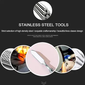 

Stainless Steel Dual Heads Makeup Toner Mixing Stick Up 18cm Cream 15cm Mixing stick Tool color Foundation Cosmetic Make To U1R6