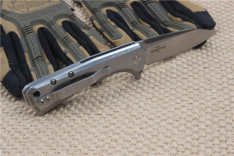 ZT Складной нож нулевой допуск ZT0808 D2 лезвие/ручка из нержавеющей стали складной нож для охоты и кемпинга сувенирные ножи Коллекция