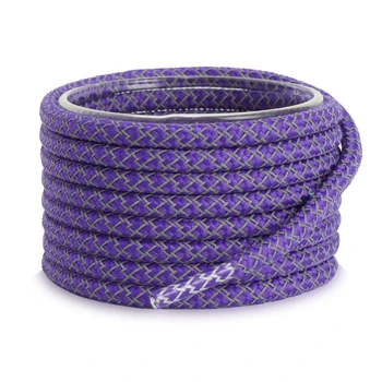 

1 Pair Elastic Shoelaces Round Reflective Shoe laces Leisure sneakers shoelace Outdoor Unisex Fluorescent Shoe lace