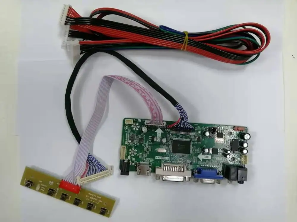 ЖК-контроллер драйвер платы комплект для LM240WU2-SLB1 1920X1200 HDMI+ DVI+ VGA светодиодный ЖК-экран плата контроллера