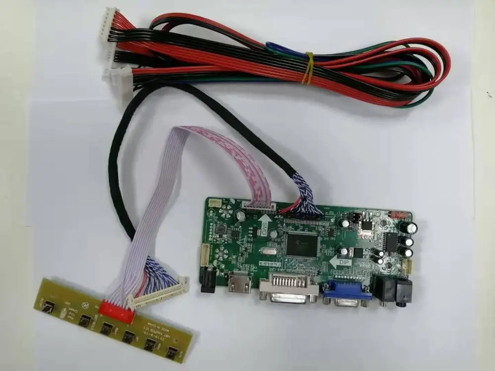 Controlador de Lcd Kit Placa Motorista para Lm240wu2-slb3 1920×1200 Hdmi Mais Dvi Vga Lcd Led Placa Controlador Tela