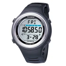 

Stainless Pedometer Fitness Men Digital Watch Alarm Sport Watch Digital Stopwatch Waterproof Smart Montre homme Saat erkek saati
