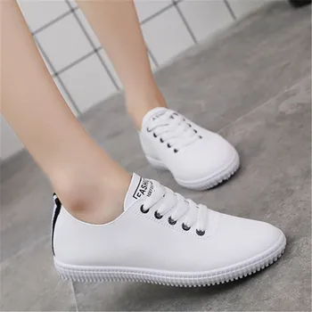 

Women Sneakers camping 2020 Flat Sports Running Shoes Woman ladies Summer Single Shoes White Shoes Woman Tennis Soft Sole Light