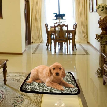 

Pet Waterproof Electric Heating Pad Winter Warmer Mat Bed Dog Stainless Steel Anti-Bite Tube Durable Warmer Electric Heating Mat