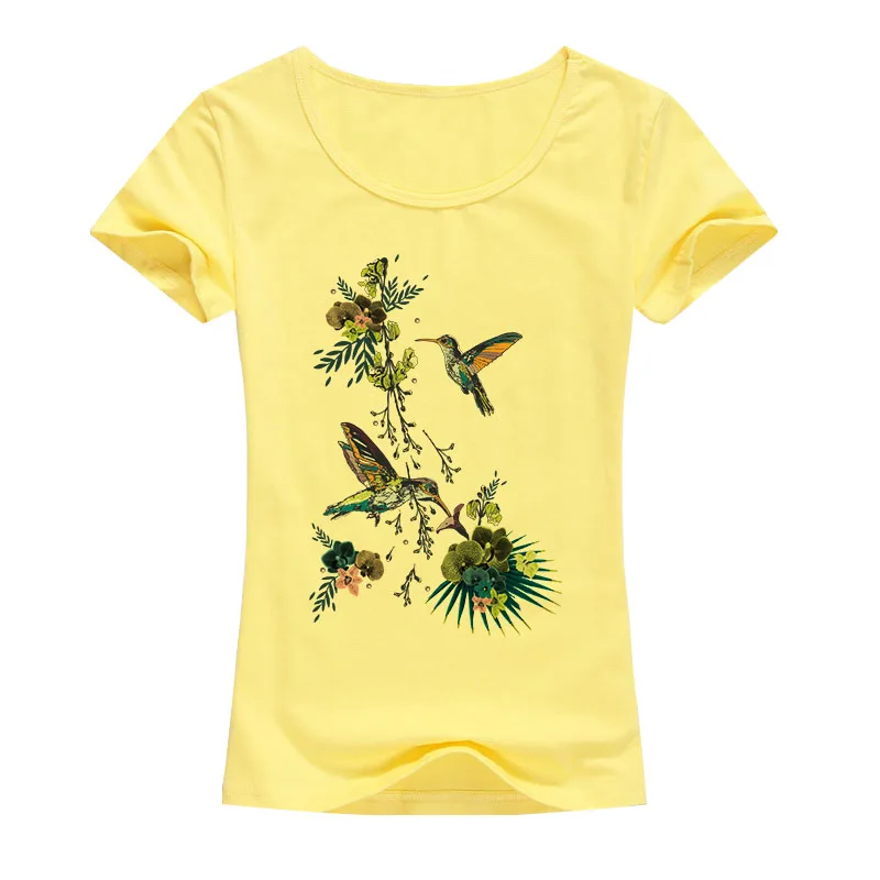 

Animal bird print women T shirt summer cute funny t-shirt short sleeve T-shirt Kawaii Tops harajuku brand clothing t shirt