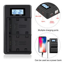 PALO NP-FZ100 NPFZ100 NP FZ100 Battery Charger for Sony NP-FZ100, BC-QZ1, Sony a9,A7R MARK 3, a7R III, a7 III,A6600