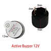 3V 5V 12V Active Buzzer Magnetic Long Continous Beep Tone 12*9.5mm New And Original For Arduino Mini Plug Speaker 4