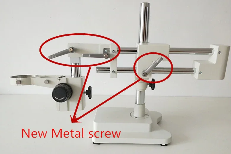 Тяжелый 1 набор STL2 микроскоп двойной стрелы Стенд+ зум стерео микроскоп фокус крепление/держатель/bonder Arm holde Dia76mm