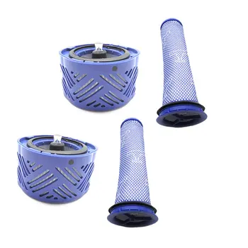 

2 Post Filter & 2 Pre Filter kit for Dyson V6 Absolute Cordless Stick Vacuum Cleaner Replaces Parts Dustproof