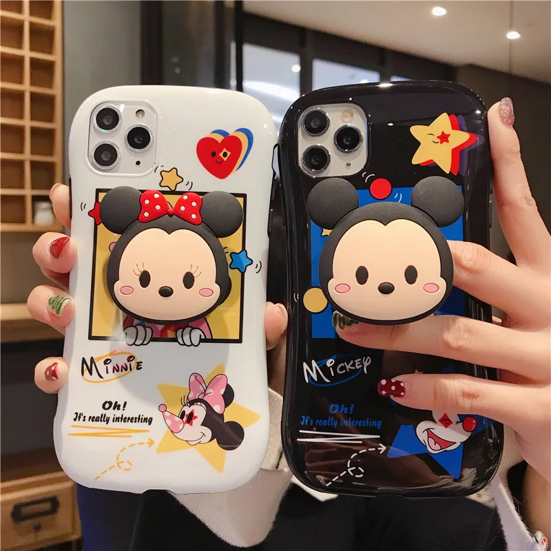 3D Mouse Silicone Stand Cover Small Waist Bow Minnie Phone Case for iP 11 Pro X XS Max XR 8 7 6 6S Plus Matte Cartoon 3D Mouse Silicone Stand Cover Small Waist Bow Minnie Phone Case for iP 11 Pro X XS Max XR 8 7 6 6S Plus Matte Cartoon